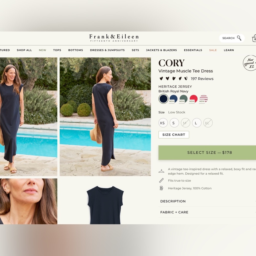 Frank and Eileen Cory Dress